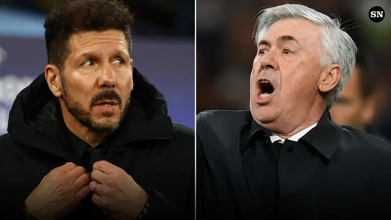 Atletico Madrid Real Diego Simeone Carlo Ancelotti Liga 091622