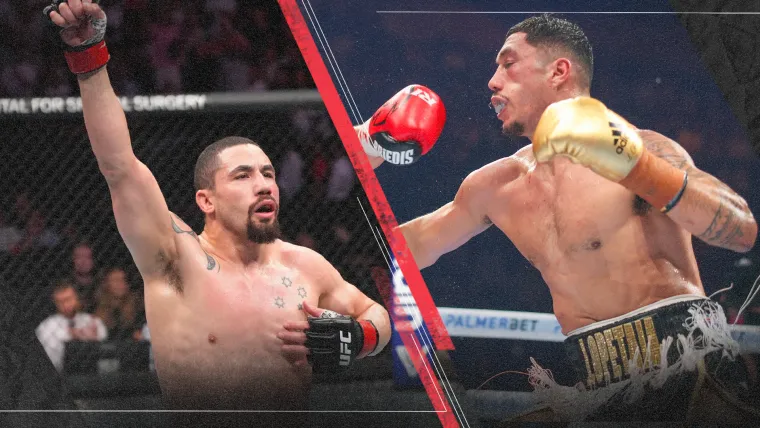 Jai Opetaia and Robert Whittaker being lined up to face off in 2023 superfight image