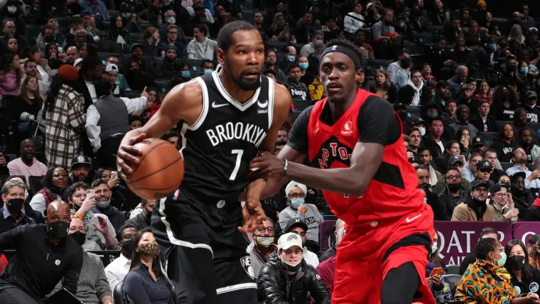 Kevin Durant and Pascal Siakam