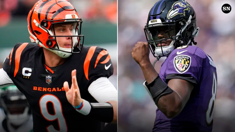 Joe Burrow and Lamar Jackson