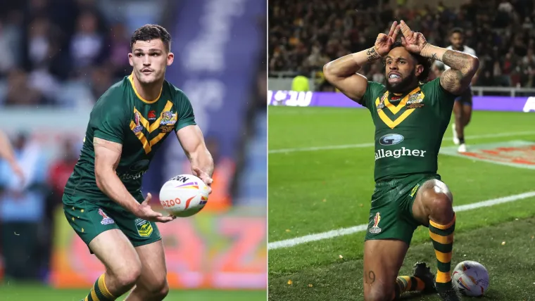 Nathan Cleary Josh Addo-Carr Australia Kangaroos