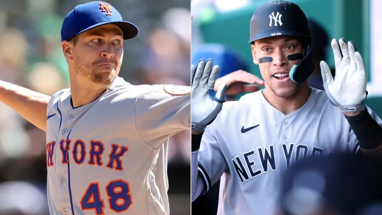 Jacob deGrom and Aaron Judge