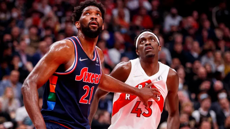 Joel Embiid (76ers), Pascal Siakam (Toronto Raptors)