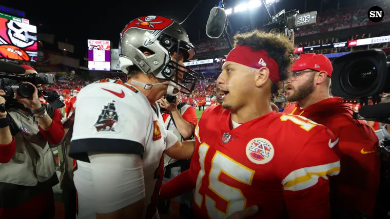 Tom Brady and Patrick Mahomes