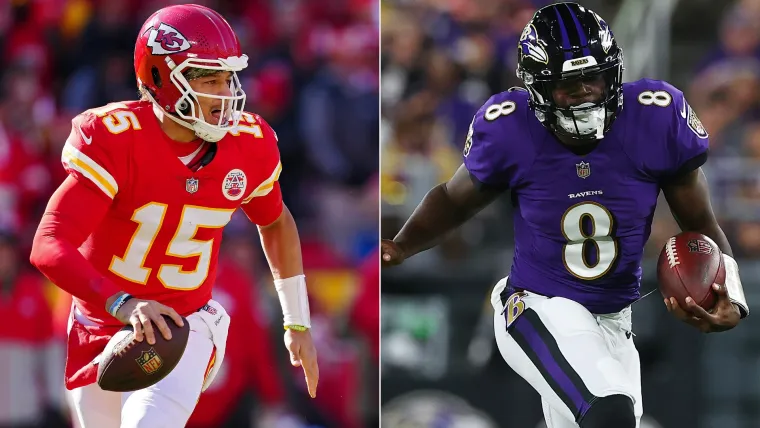 Patrick Mahomes, Lamar Jackson 