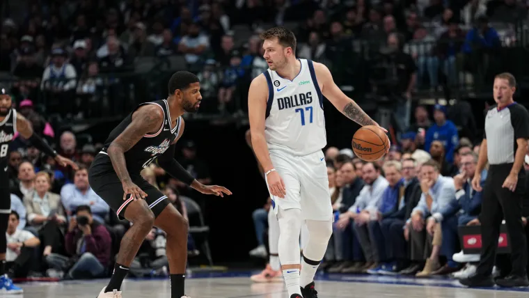 Luka Doncic Paul George Mavericks Clippers