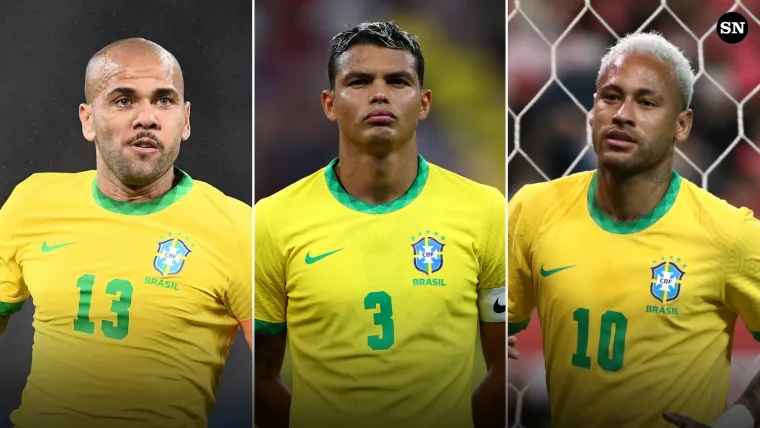 Brazil World Cup players