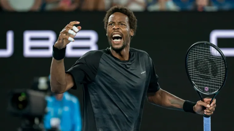 Gael Monfils at the 2022 Australian Open