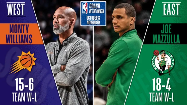 Phoenix Suns Monty Williams Boston Celtics Joe Mazzulla