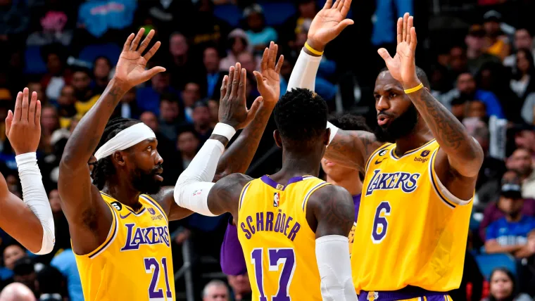 LeBron James, Patrick Beverley, Dennis Schroder (Los Angeles Lakers)