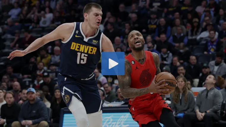 Nikola Jokic, Damian Lillard 01182023