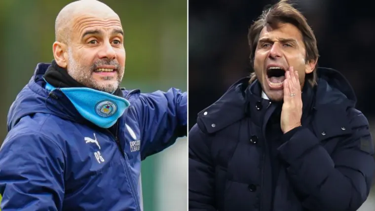 Manchester City Pep Guardiola Antonio Conte 01162023