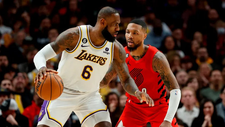 LeBron James (Los Angeles Lakers), Damian Lillard (Portland Trail Blazers)