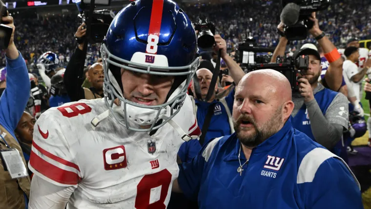 Daniel Jones and Brian Daboll