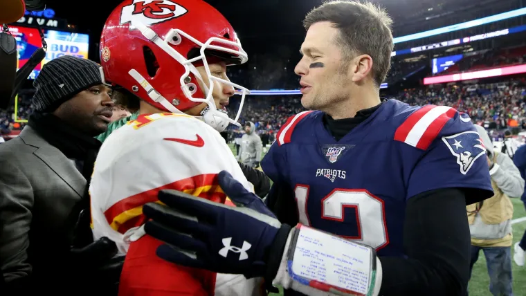 Patrick Mahomes, Tom Brady