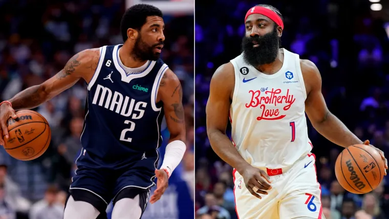 Kyrie Irving, James Harden 02282023