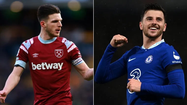 Declan Rice and Mason Mount