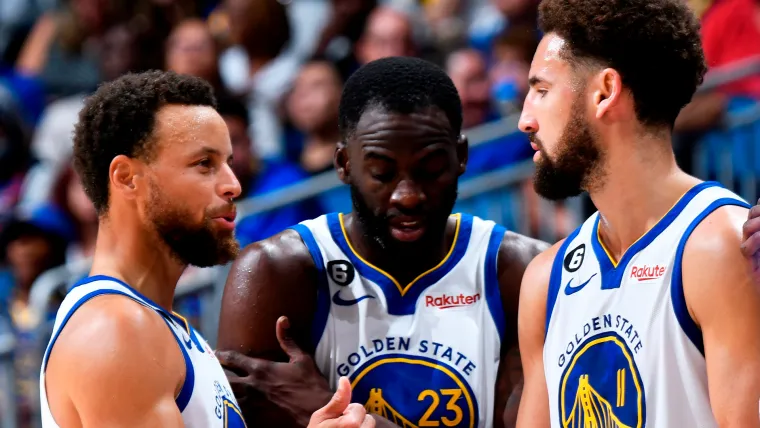 Stephen Curry, Draymond green, Klay Thompson (Golden State Warriors)