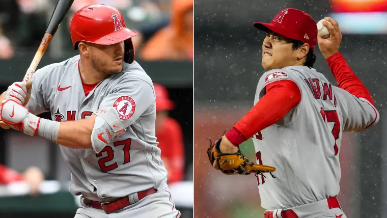 Mike Trout and Shohei Ohtani