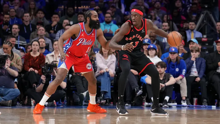 James Harden and Pascal Siakam