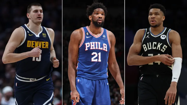 Nikola Jokic, Joel Embiid, Giannis Antetokounmpo