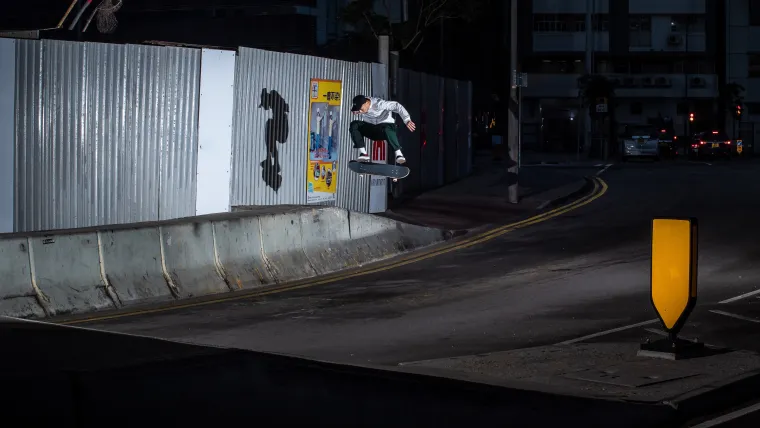 Hong Kong skater Luk Chun Yin. Photo: Owen Yu