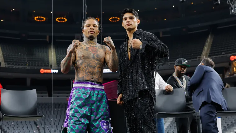 Gervonta Davis and Ryan Garcia post-fight