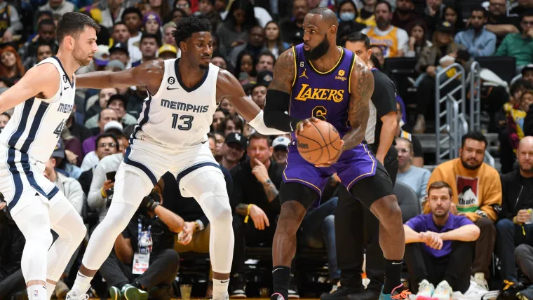 LeBron James and Jaren Jackson Jr.