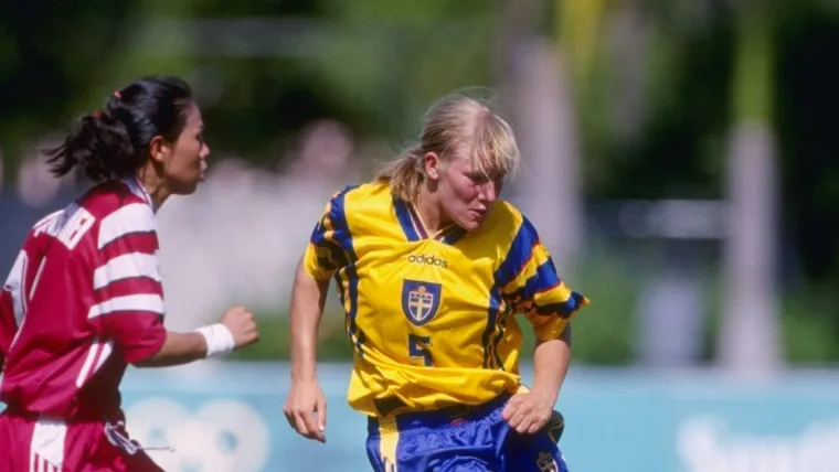 Lena Videkull of Sweden at the 1996 Olympics