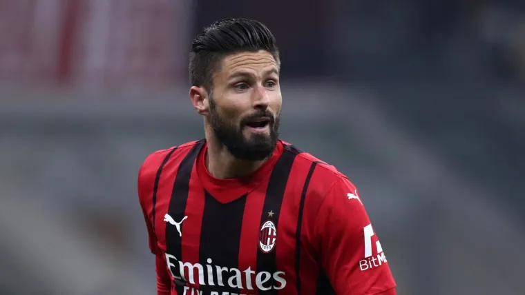 Olivier Giroud of AC Milan