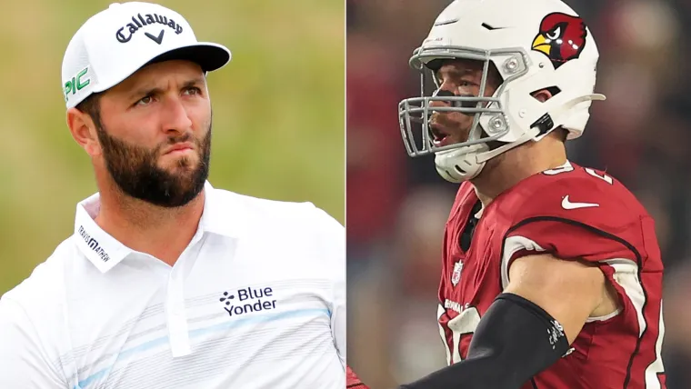 Jon Rahm and Zach Ertz