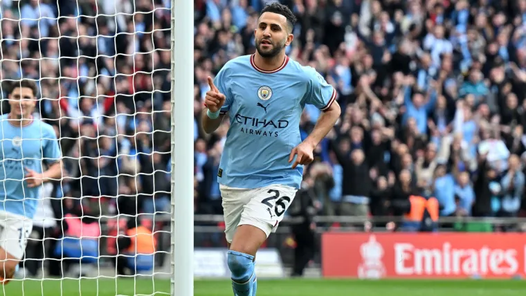 Riyad Mahrez scores