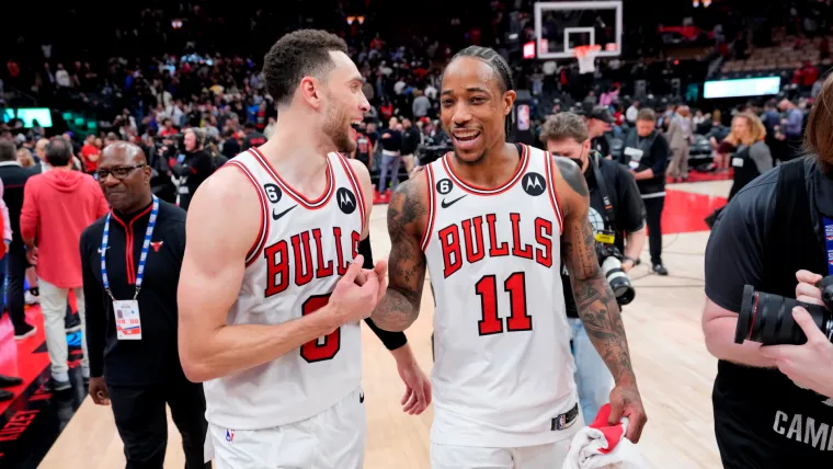 Zach LaVine and DeMar DeRozan 