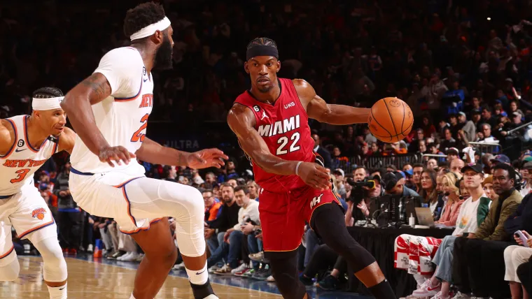 Jimmy Butler Miami Heat v New York Knicks