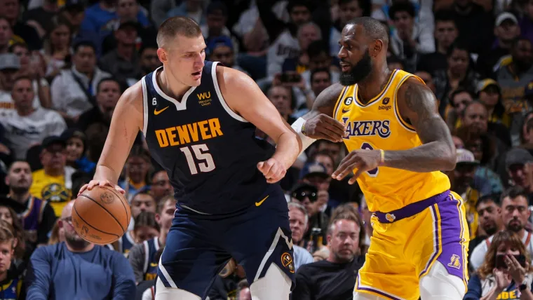 Nikola Jokic and LeBron James