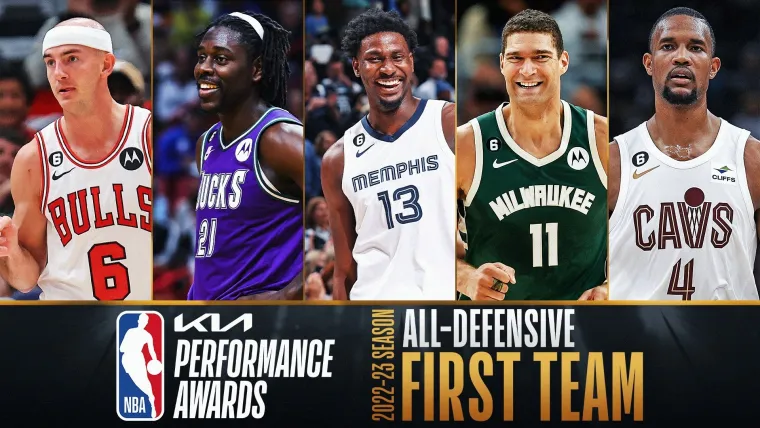 The 2022-23 Kia NBA All-Defensive first team