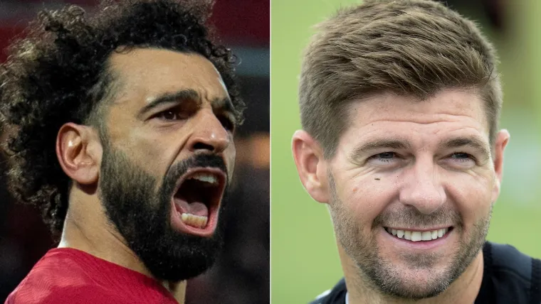 Mohamed Salah vs Steve Gerrard Liverpool Premier League GOAT 2023