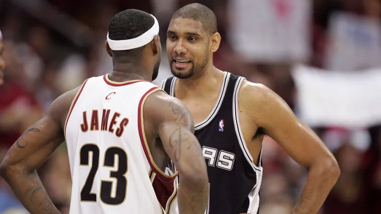 LeBron James, Tim Duncan 05222023