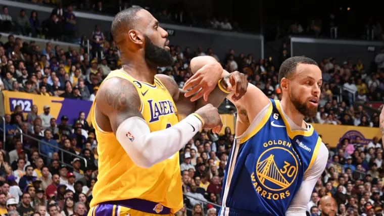 LeBron James (Lakers), Stephen Curry (Warriors) 05082023