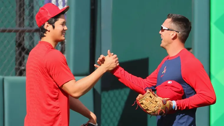 Shohei Ohtani and Lars Nootbaar