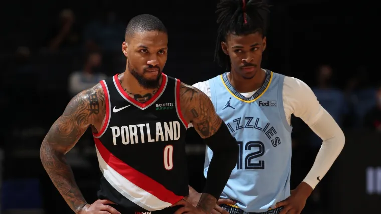 Damian Lillard and Ja Morant