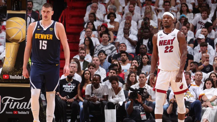 Nikola Jokic and Jimmy Butler