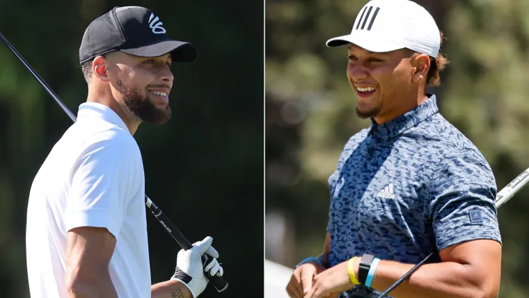 Stephen Curry and Patrick Mahomes