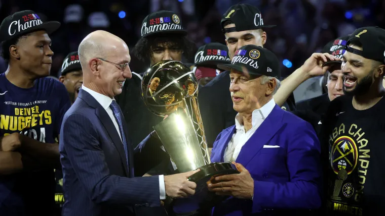 Adam Silver and Stan Kroenke