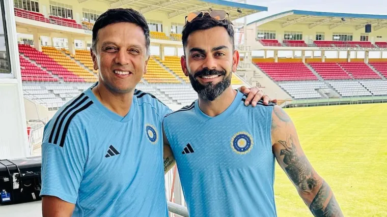 Rahul Dravid & Virat Kohli 