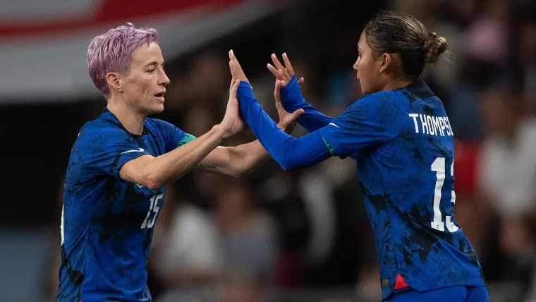 Megan Rapinoe, Alyssa Thompson