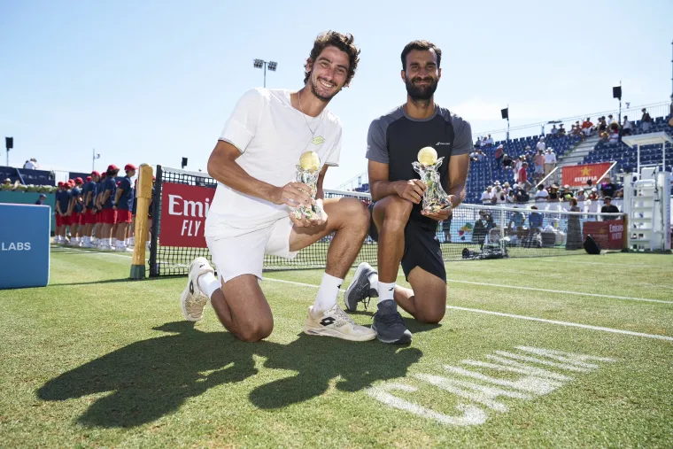 Indian tennis star Yuki Bhambri and partner Lloyd Harris won the ATP Mallorca Open