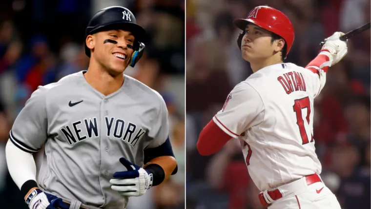 Aaron Judge Yankees, Shohei Ohtani Angels