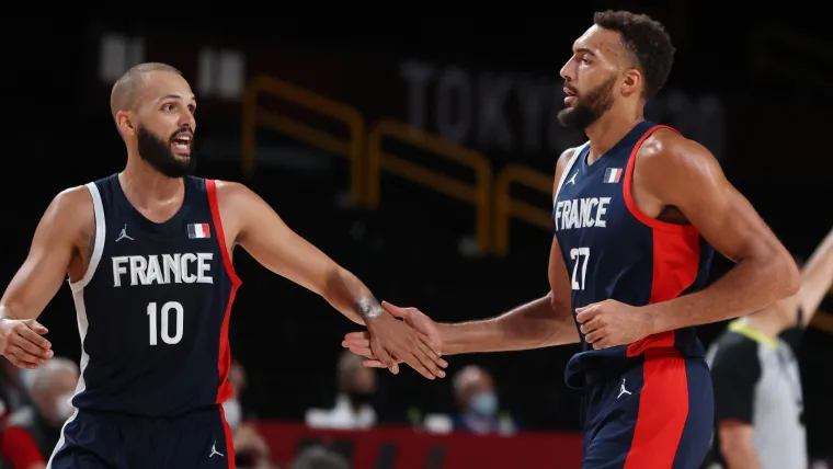 Evan Fournier and Rudy Gobert