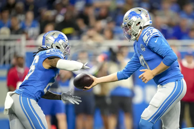 Jahmyr Gibbs, Nate Sudfeld, Lions